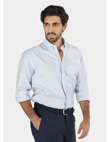 BLUE OXFORD SHIRT | JOHN TWEED TAILORED