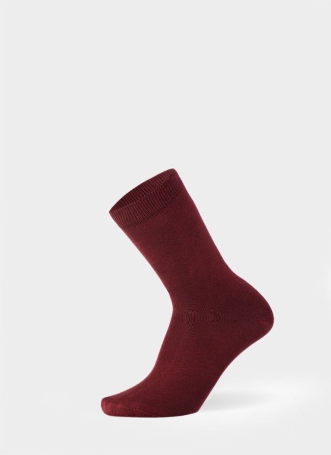 Meia Lisa Bordeaux