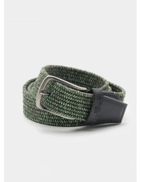 BLUE ELASTIC BELT | JOHN TWEED TAILORED