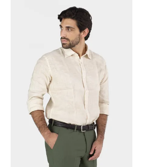 BROWN BRAIDED BELT | JOHN TWEED TAILORED 2