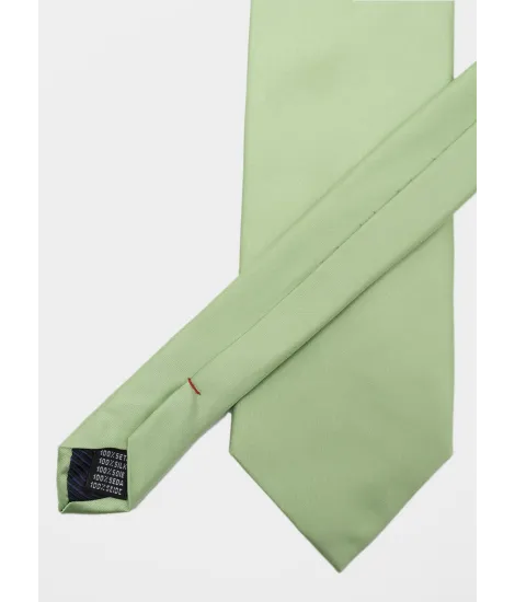Corbata de Seda Verde Lima| JOHN TWEED 2