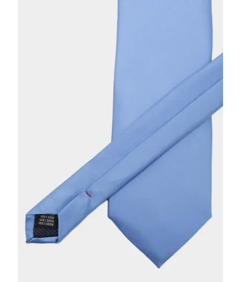Light Blue Silk Tie| JOHN TWEED 2