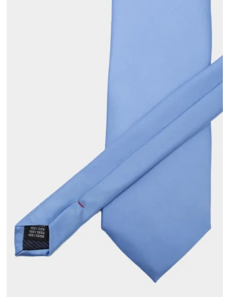 Light Blue Silk Tie| JOHN TWEED