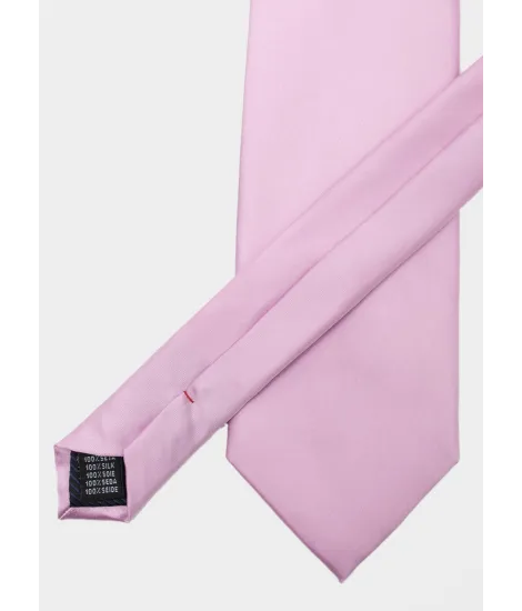 Corbata de Seda Rosa| JOHN TWEED 2