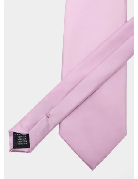 Corbata de Seda Rosa| JOHN TWEED