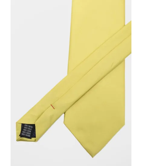 Yellow Silk Tie| JOHN TWEED 2