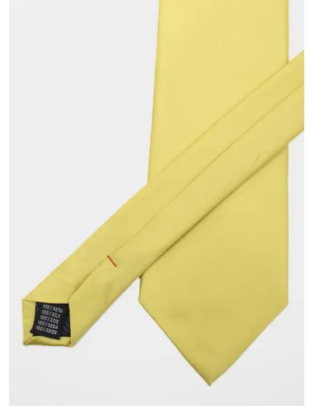 Yellow Silk Tie| JOHN TWEED