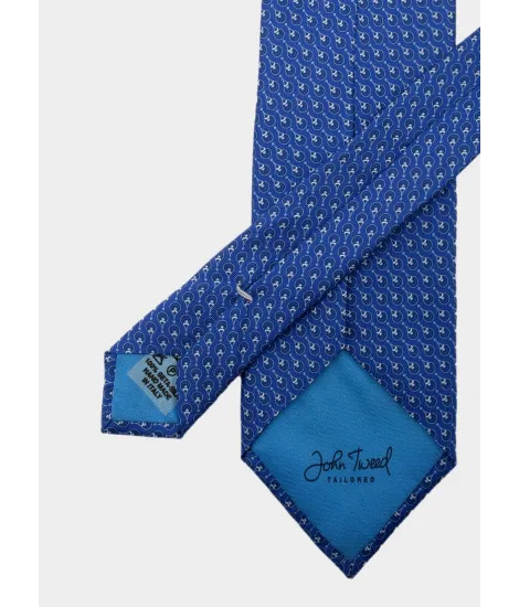 Gravata Azul com Desenho| JOHN TWEED TAILORED 2