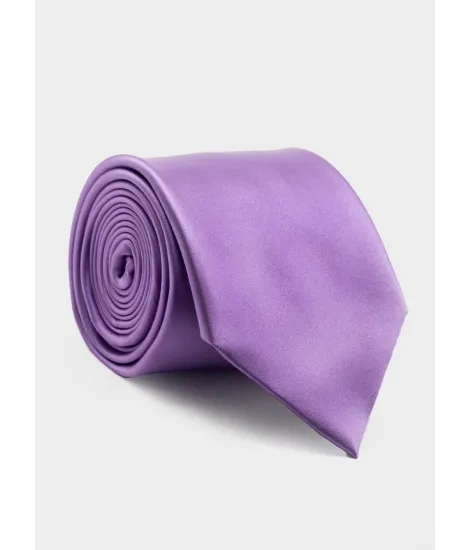 Corbata de Seda Lila | JOHN TWEED