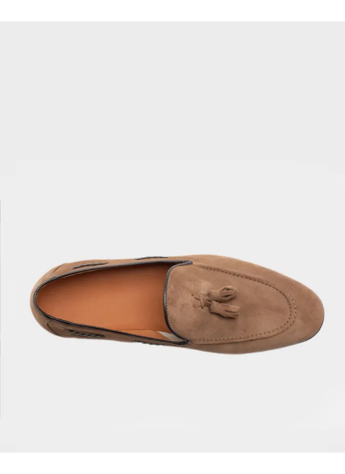 Mocasines Borlas Marron | Mocasines para Hombre | JOHN TWEED
