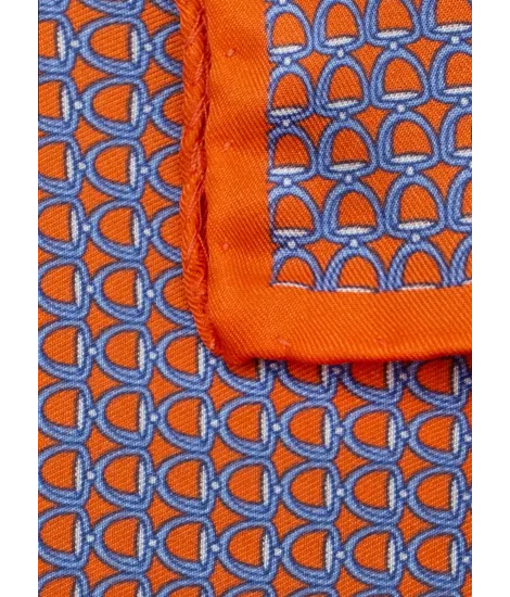 Silk Pocket Square with Pattern| JOHN TWEED TAILORED 2
