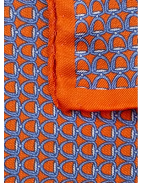 Lenço de Bolso de Seda com Padrão | JOHN TWEED TAILORED