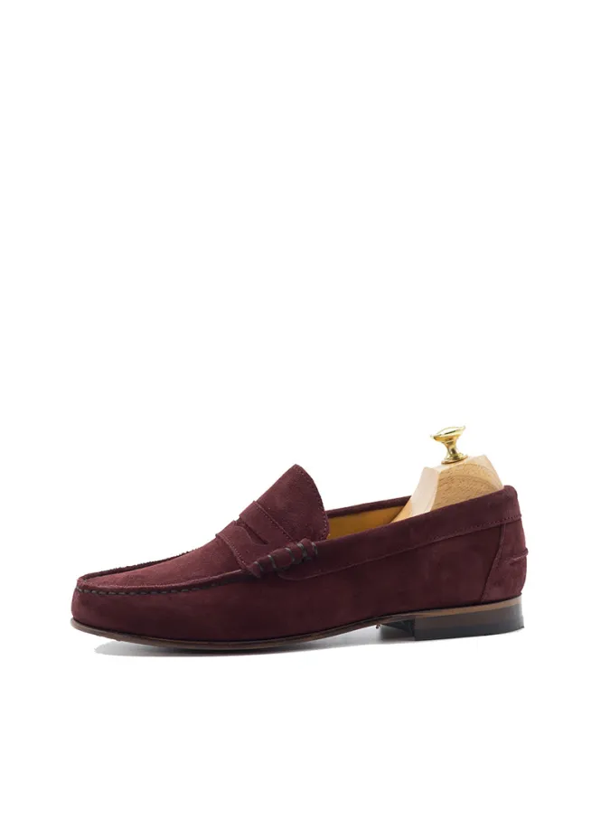 Zapatos Burdeos Loafer