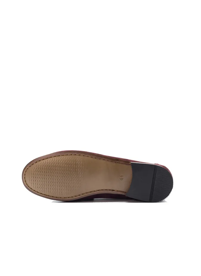 Zapatos Burdeos Loafer