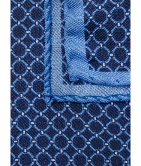 Silk Pocket Square with Pattern| JOHN TWEED TAILORED 2