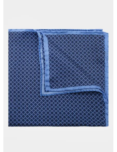 Silk Pocket Square with Pattern| JOHN TWEED TAILORED
