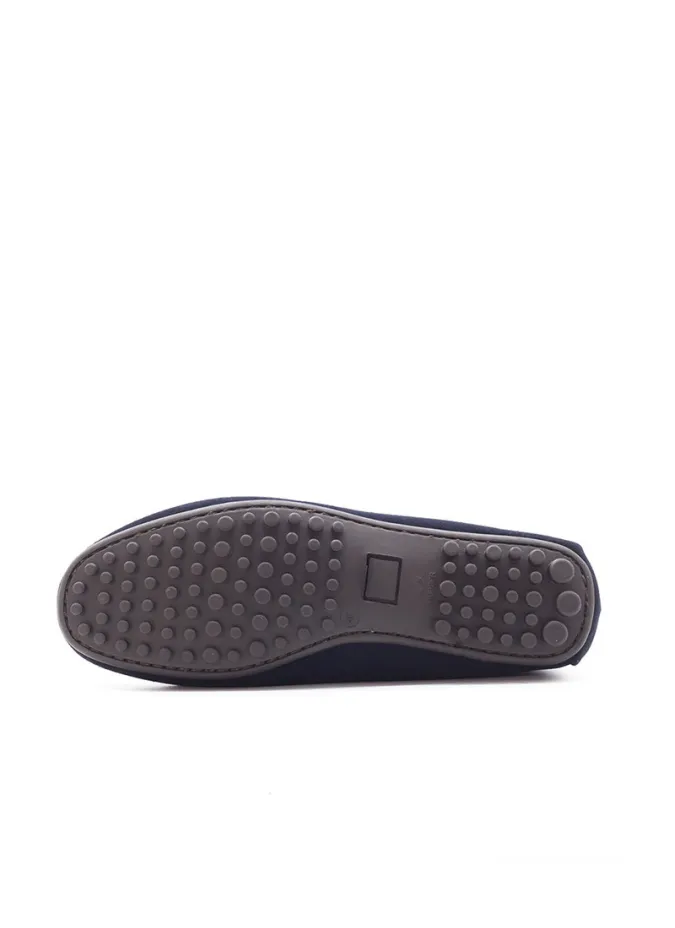 Mocasines Ante Azules Lazo