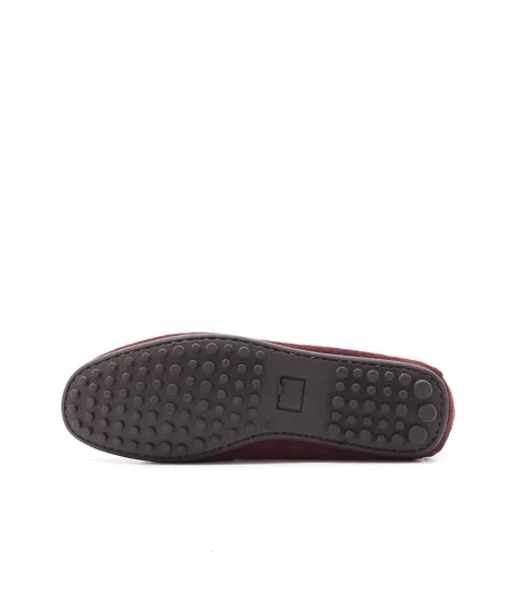 Mocasines Ante Burdeos 2