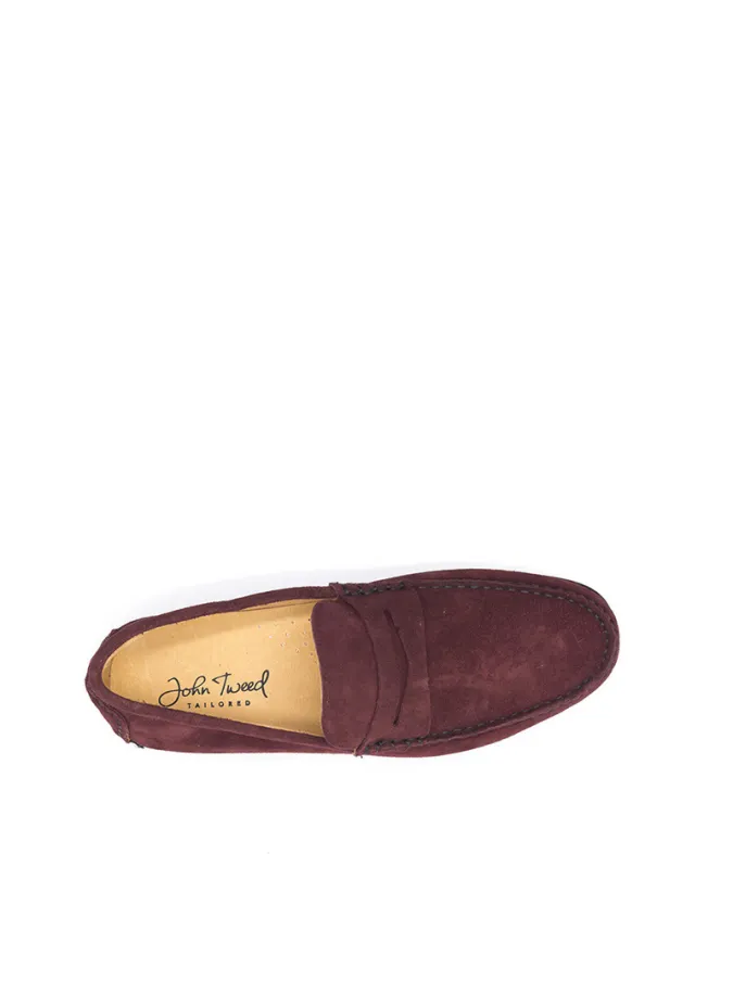 Mocasines Ante Burdeos