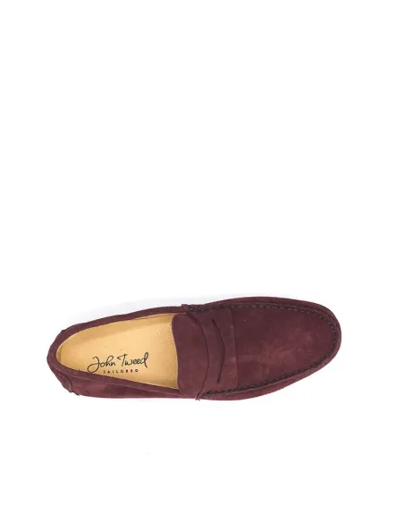 Mocasines Ante Burdeos