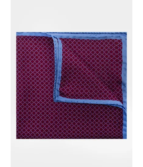 Lenço de Bolso de Seda com Padrão| JOHN TWEED TAILORED