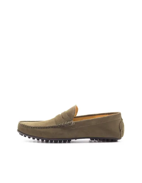 Mocasines Ante Verdes
