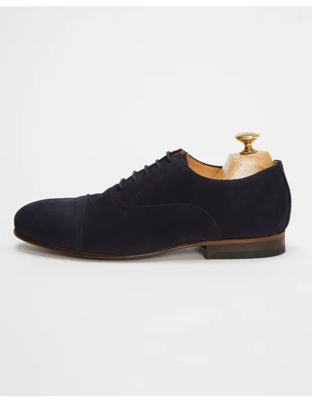 Zapatos Oxford Azules Hombre