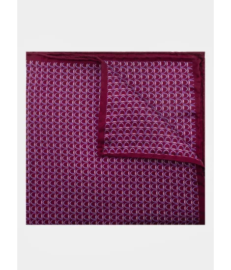 Silk Pocket Square with Pattern| JOHN TWEED TAILORED