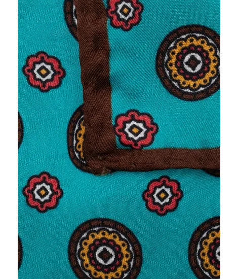 Silk Pocket Square with Pattern| JOHN TWEED TAILORED 2