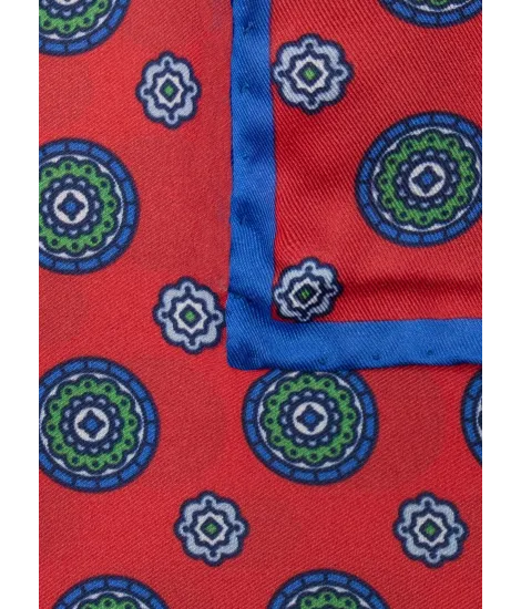 Silk Pocket Square with Pattern| JOHN TWEED TAILORED 2