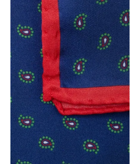 Silk Pocket Square with Pattern| JOHN TWEED TAILORED 2