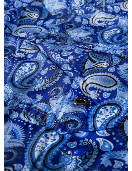 Calção de Banho Cornucópia Azul | John Tweed Tailored