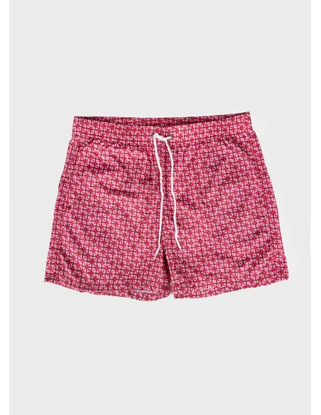 CORAL PATTERN SWIM SHORTS | JOHN TWEED TAILORED