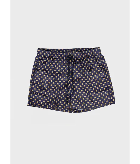BLUE AND FLOWERS SWIM SHORTS | JOHN TWEED TAILORED