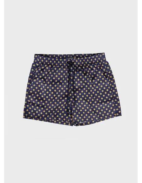 BAÑADOR AZUL CON FLORES | JOHN TWEED