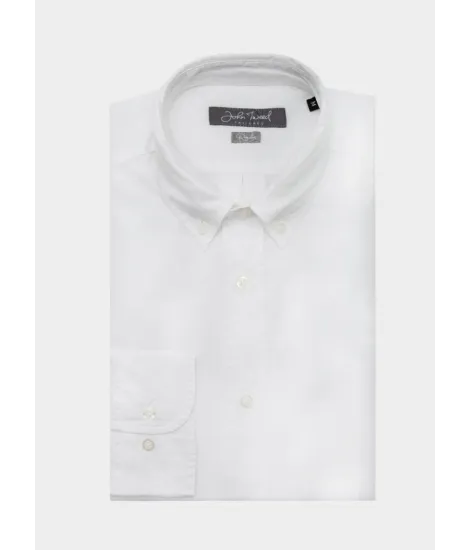 Camisa Sport Tingida Branca | JOHN TWEED TAILORED