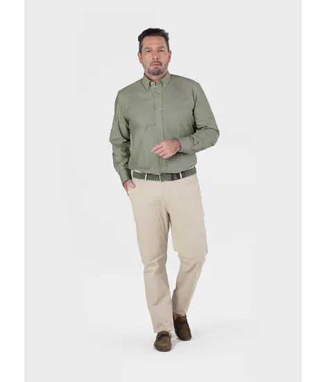 Camisa Sport Tenida Verde | JOHN TWEED