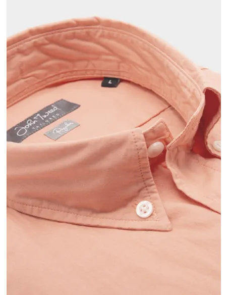 Camisa Sport Tingida Coral | JOHN TWEED TAILORED