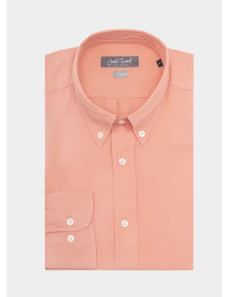 Camisa Sport Tingida Coral | JOHN TWEED TAILORED
