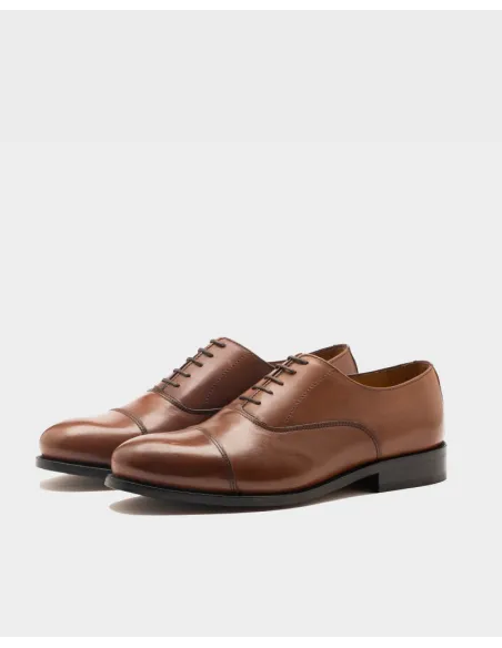Sapato Oxford Pele Camel| JOHN TWEED TAILORED