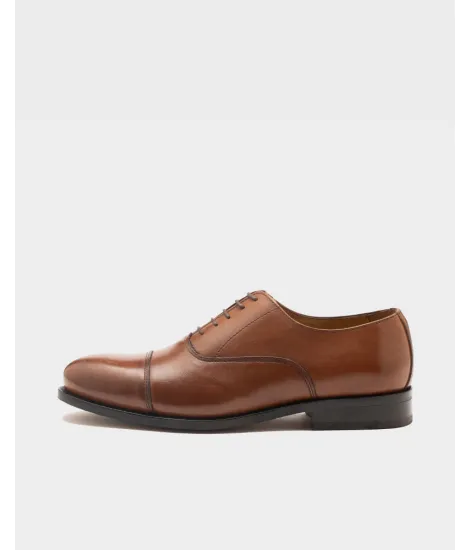 Camel leather Oxford shoes| JOHN TWEED TAILORED 2