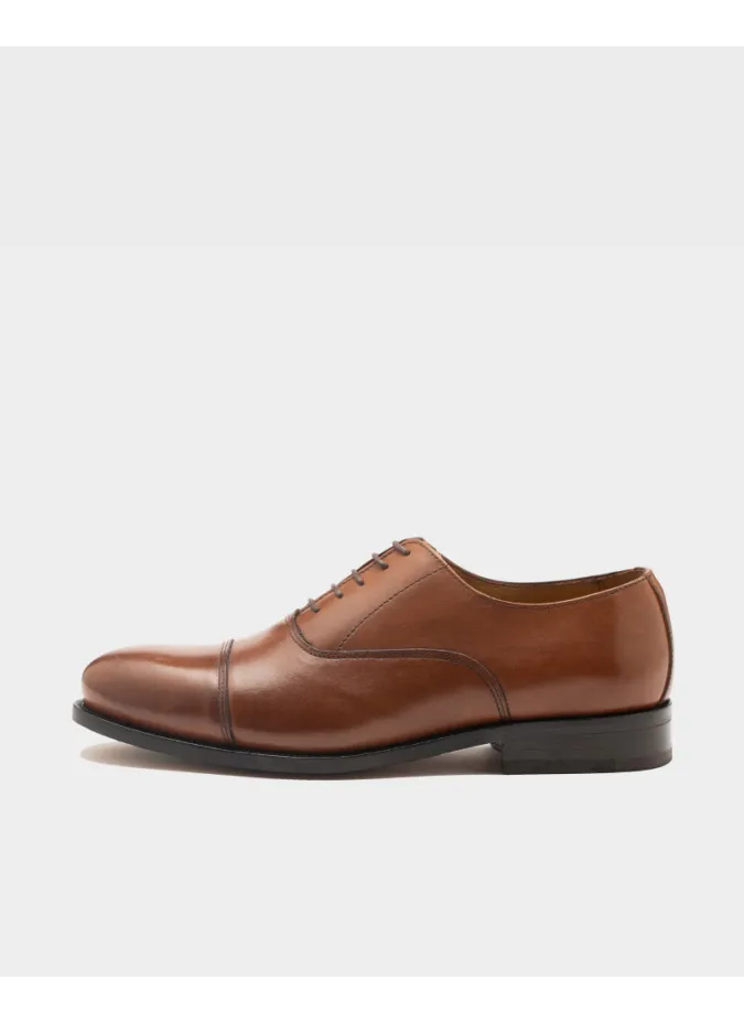 Sapato Oxford Pele Camel| JOHN TWEED TAILORED
