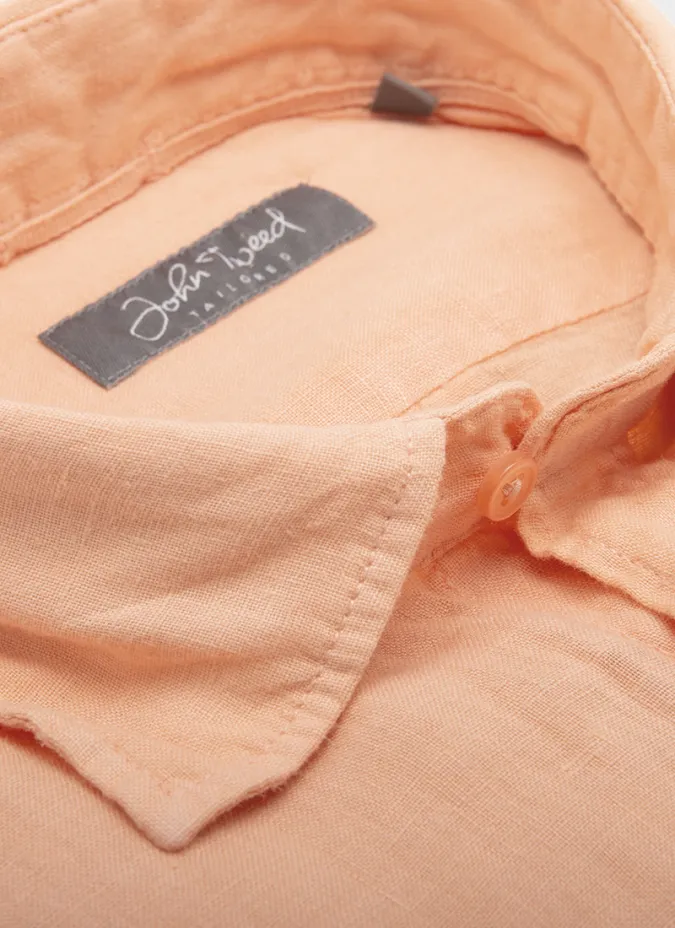Camisa Linho Coral | JOHN TWEED TAILORED