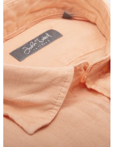 CORAL LINEN SHIRT | JOHN TWEED TAILORED