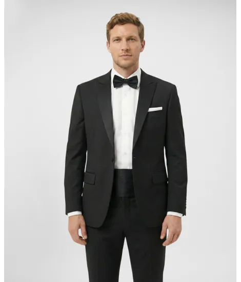 Black Tuxedo Silk Bow Tie| JOHN TWEED TAILORED 2