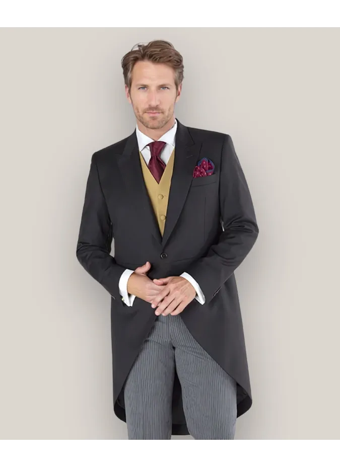 WOOL MORNING COAT | JOHN TWEED TAILORED