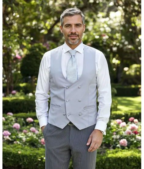 MORNING SUIT GREY VEST | JOHN TWEED TAILORED