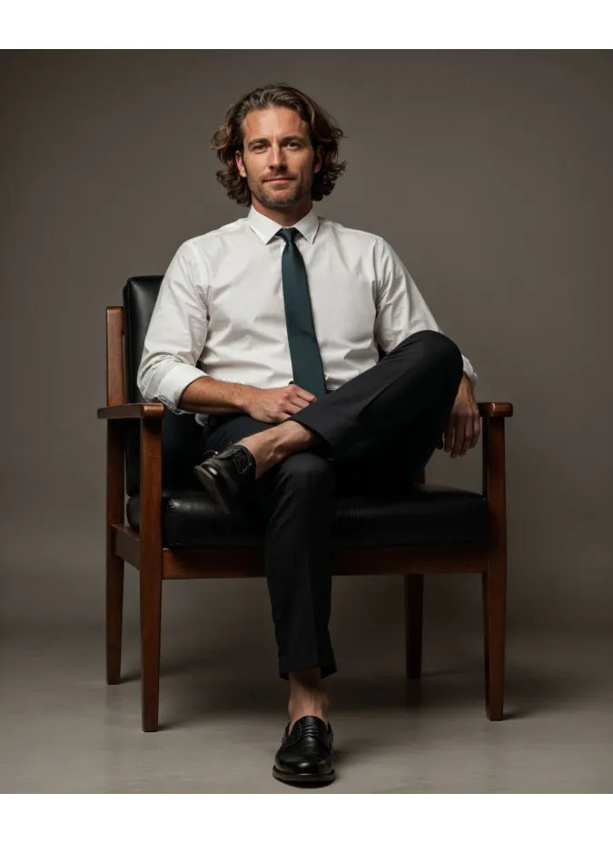 WHITHE COTTON DOUBLE CUFF SHIRT | JOHN TWEED TAILORED
