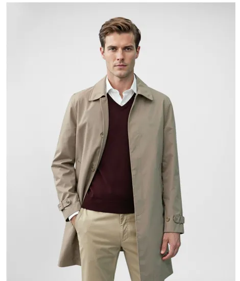 Camel Trench Coat| JOHN TWEED TAILORED