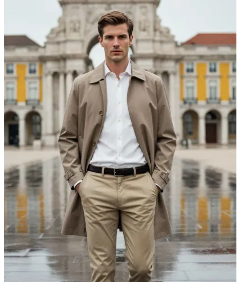 Camel Trench Coat| JOHN TWEED TAILORED 2